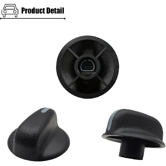 AC Heater Control Knob Compatible with Jeep Wrangler 1997 1998 Year, Blower Fan knob for 4882790