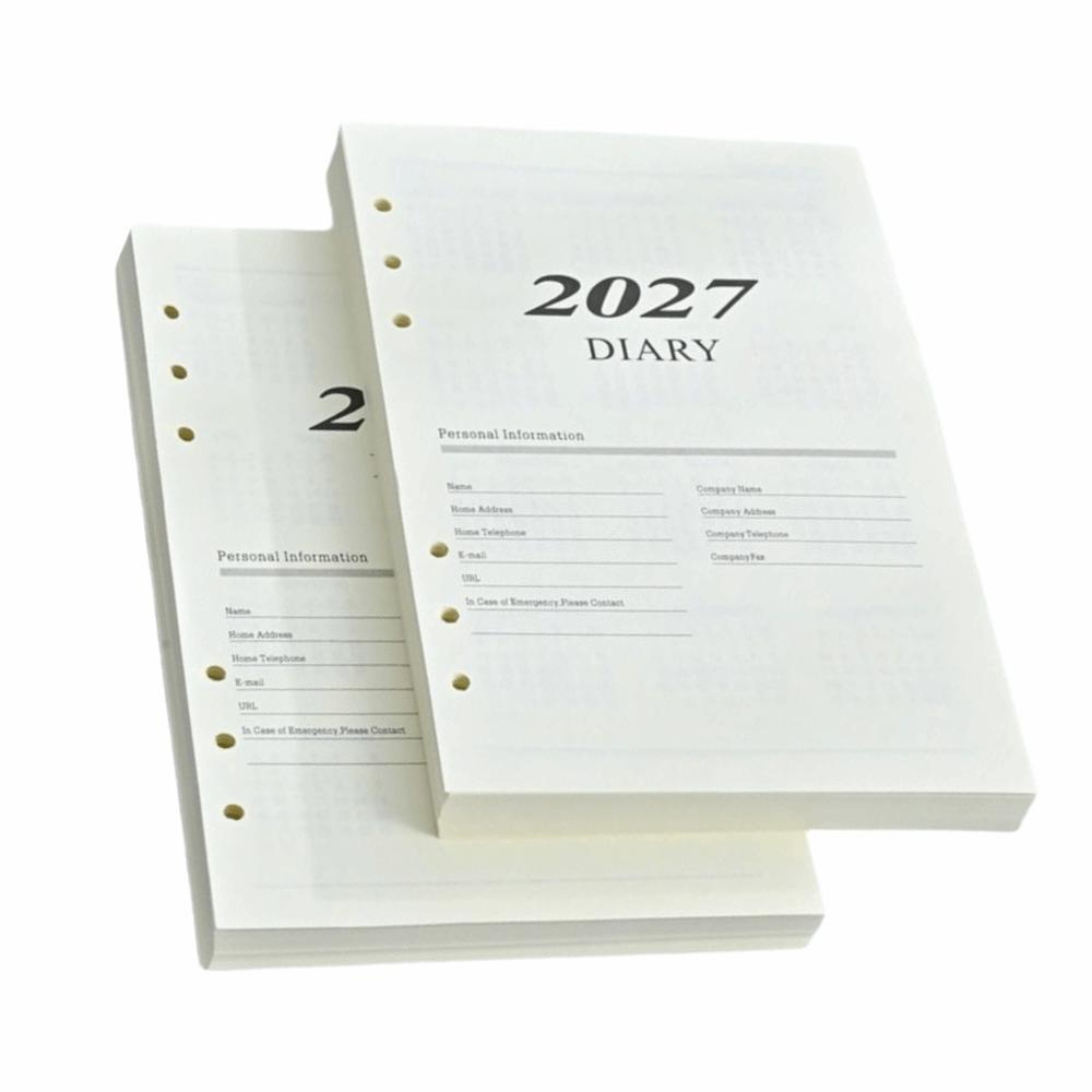 A5 2027 Journal Agenda Plannner Notebook  Monthly Weekly Daily Schedule Organizer