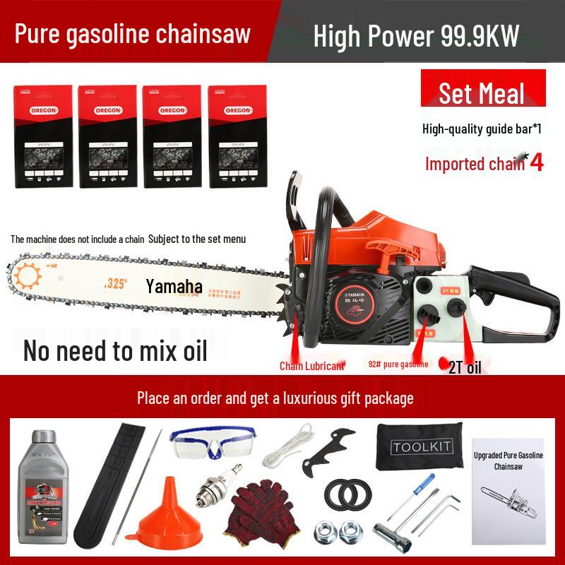 Yamaha Four-Stroke Easy-Start Petrol Chainsaw for Tree Cutting