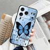 Creative Cartoon Butterfly Funda Phone Cover Case for Apple iPhone 17 Pro Max 15 Pro 7 8 14 11 13 16 12 Air XR XS MAX