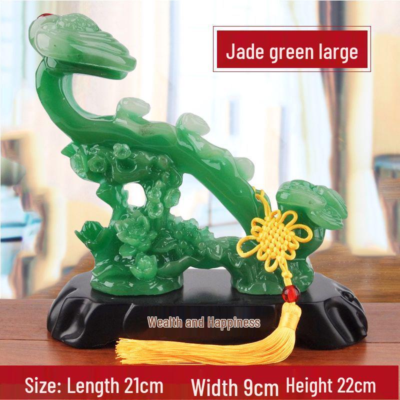 Ruyi Ping'an Vase - Living Room Ornament, Bookcase & TV Cabinet Display, Home Decoration Craft Gift