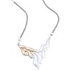 New Hollow Geometric Lines Leather Rope Necklace Women's Fashion High Sense Irregular Lines Versatile Necklace