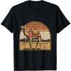 For Camels Lover Vintage Retro Camel Sign Camel Graphic T-Shirt
