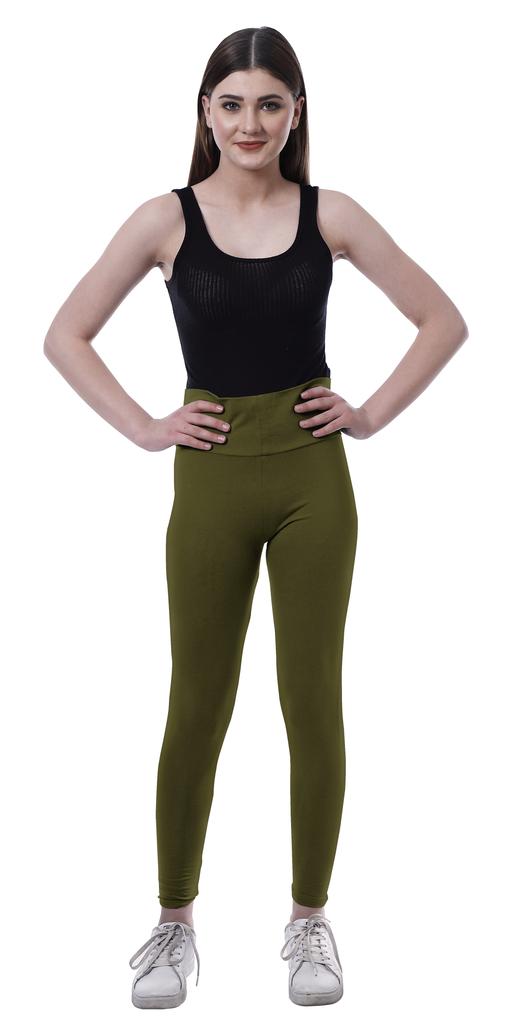 Moomaya High Waist Leggings For Womens Pull On Soft Running Yoga Pants-VY