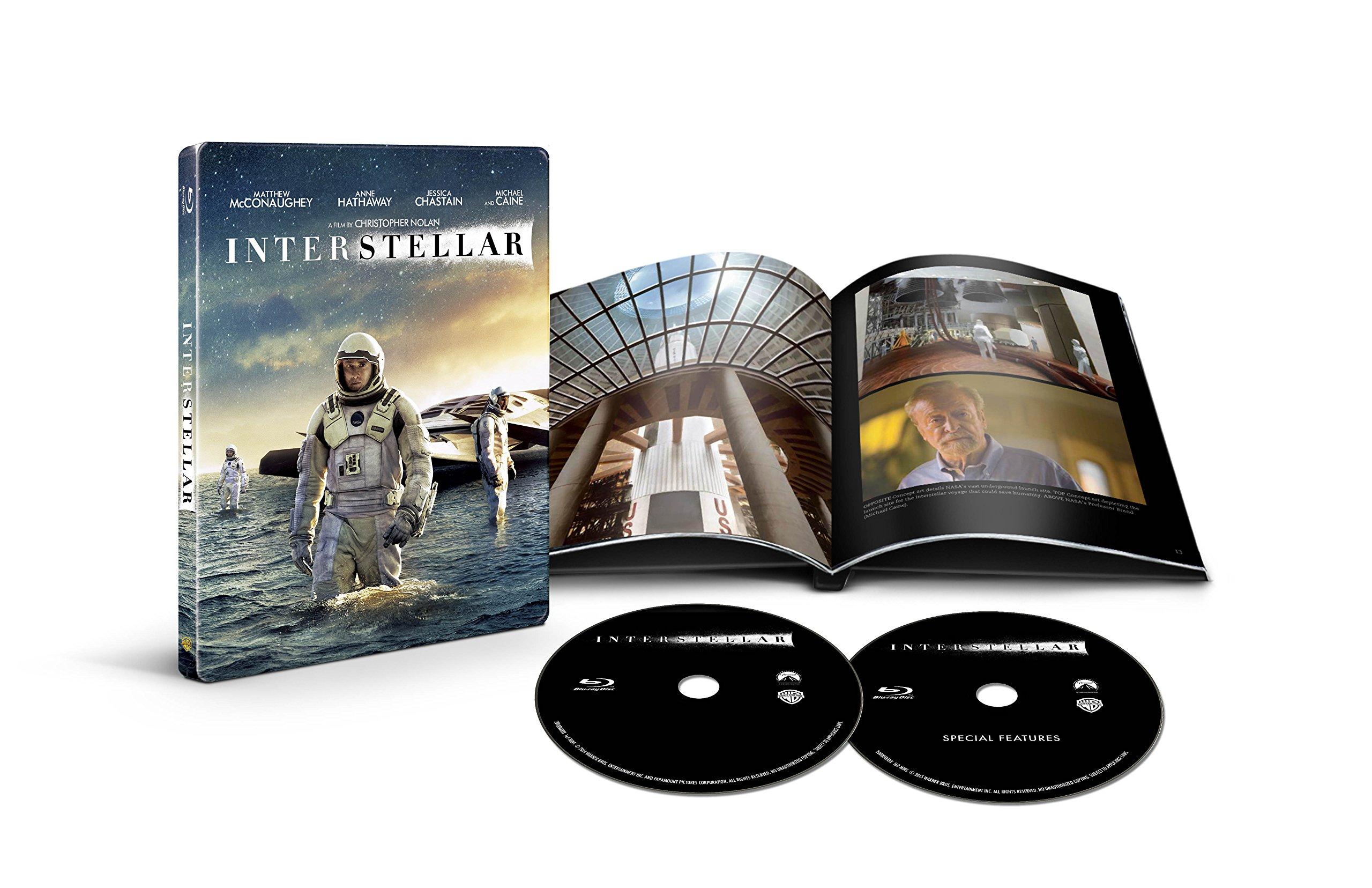 

Interstellar Steelbook Edition copy Blu-ray (2-disc set/Digital included) [Blu-ray]