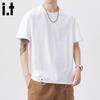 CHOCOOLATEit Men's American Style Starry Pure Cotton Loose Short Sleeve T-Shirt