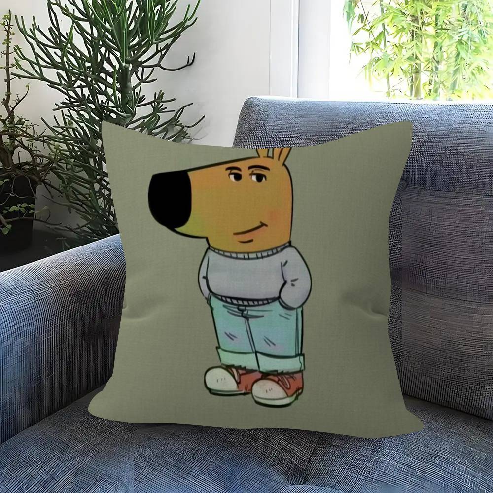 Anime Chill Fun Guys Cushion Cover Car Throw Pillow Case For Sofa Car Christmas Gift