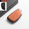 Leather Metal Car Key Case For Envision S Plus Gl8 Lu Zun Phev Century Auto Key Protector Shell Holder Decorative Accessories