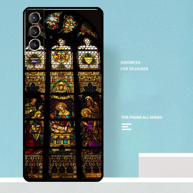 Virgin Mary of Hope Catholic Religious Art Case For Samsung Galaxy S25 Ultra S21 S22 S23 S24 Ultra S20 Plus S25 FE Phone Cover