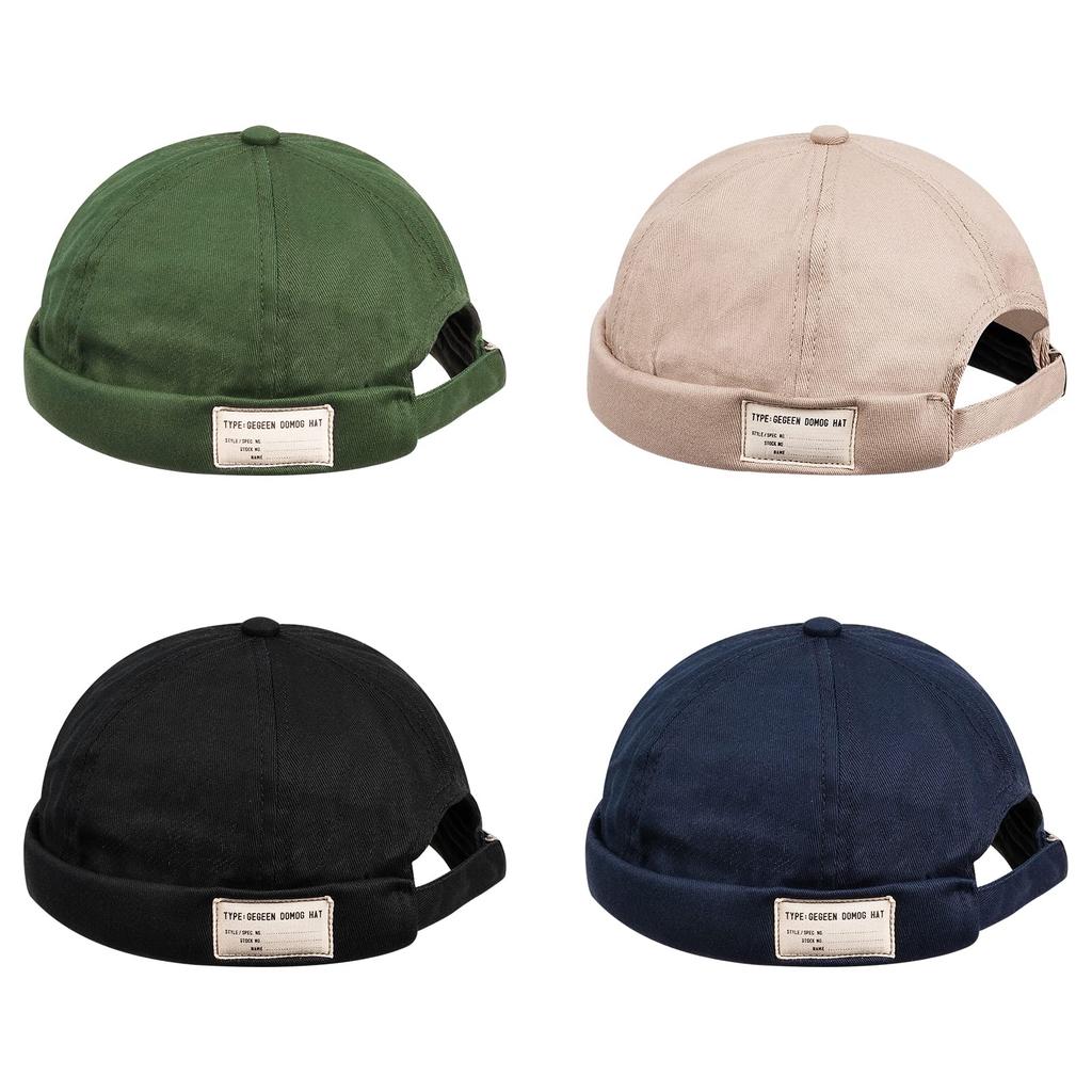 Croogo Fashion Casual Watch Sailor Round Solid Hat Hat, Cap, Hat, Hat, Color, Men's (Khaki)