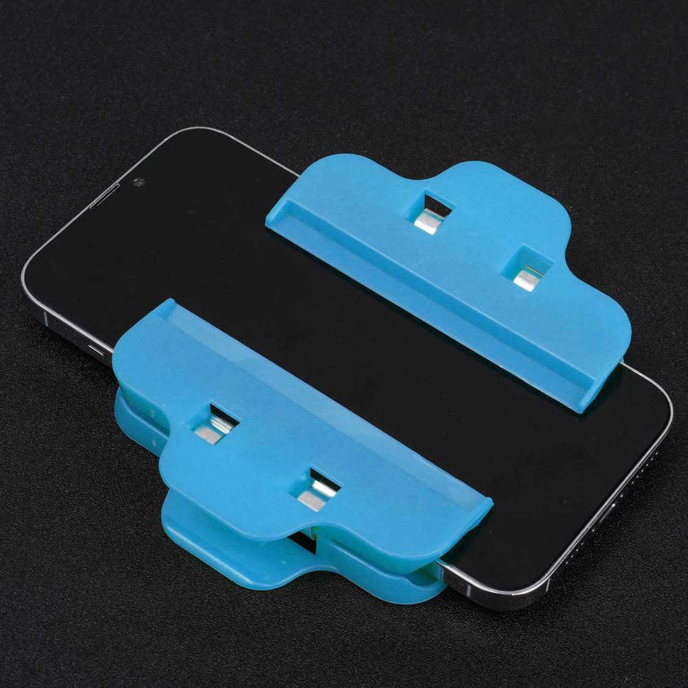2/4pcs General Screen Plastic Fixing Clip Food Sealing Clip Repairing Mobile Phone Flat Clamp Sealing Clip