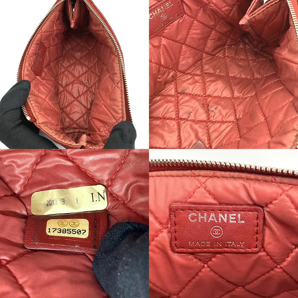 Used CHANELPouch Lambskin Unisex