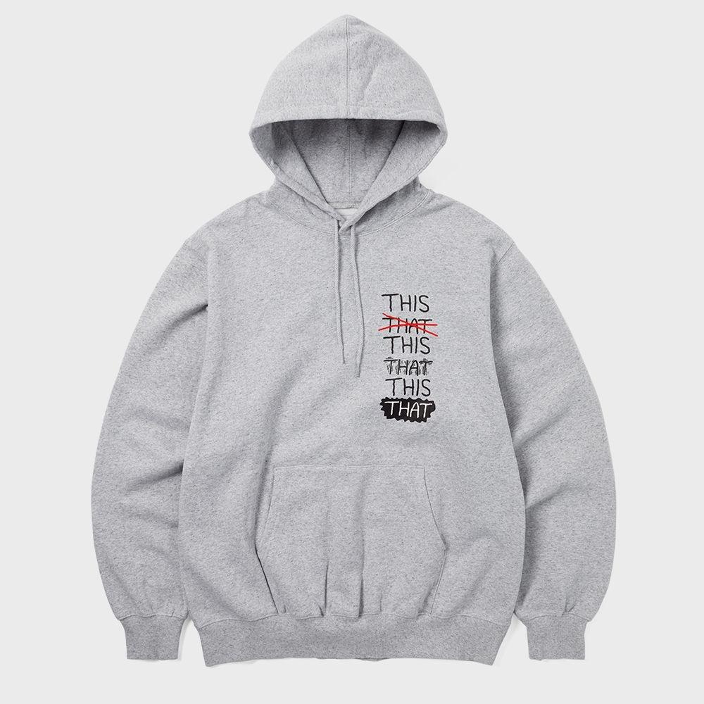 ThIs Is Never That ThIsThat Skate Hoodie Heather Grey S