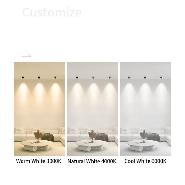 

Круглый светодиодный потолочный светильник, 220 В, антибликовый светодиодный светильник для внутреннего освещения, 7 Вт, встраиваемый прожектор для гостиной в спальне