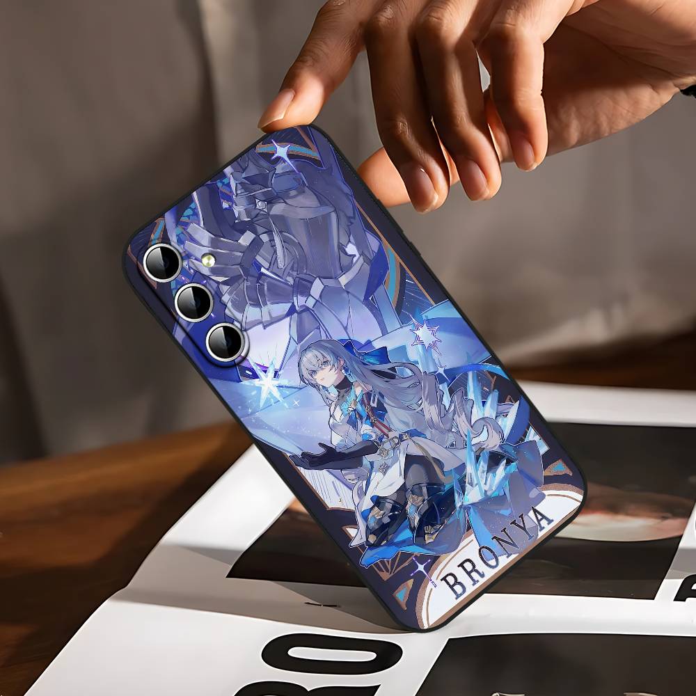 

Honkai Star Rail Bronya Phone Case For Samsung Galaxy S24/S25/S22/S30/Note20/Lite/Ultra/5G/Plus/FE Soft Black S23plus5G