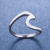 European and American Fashion Creative Design White 2 Shape Versatile Ring
