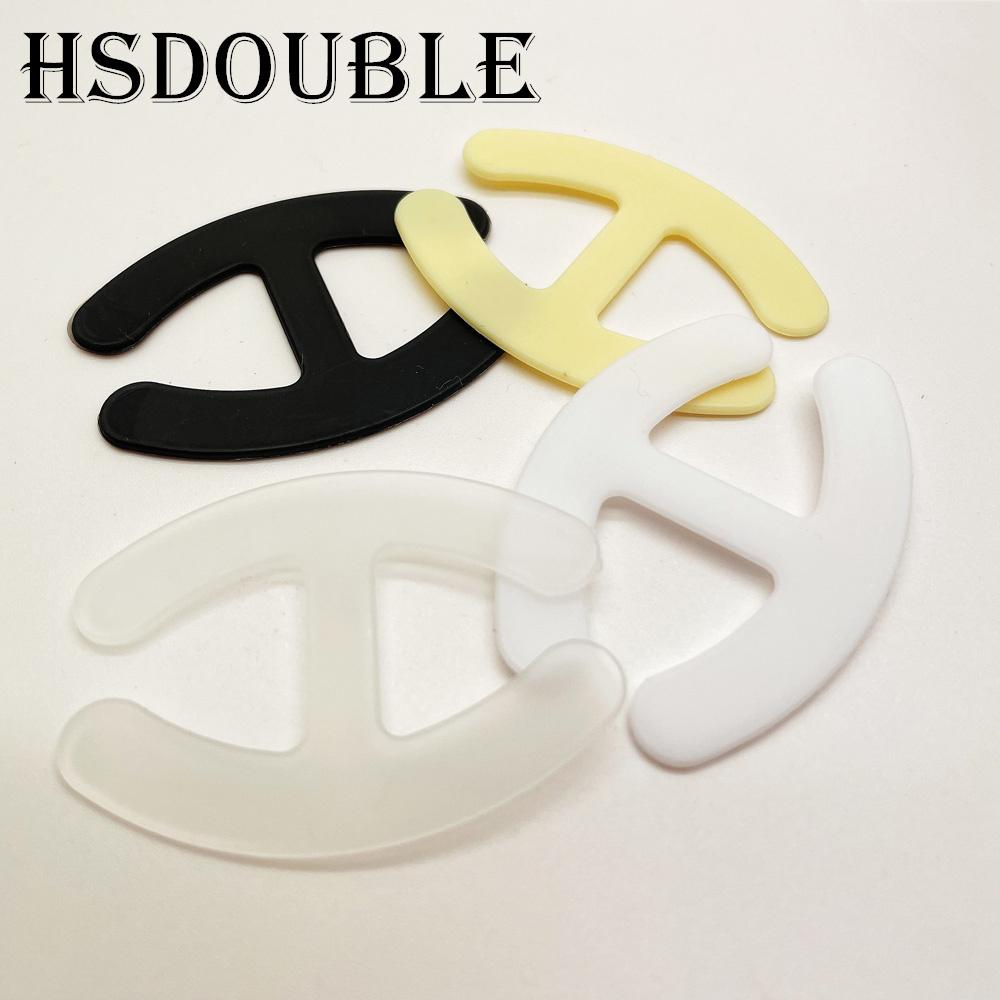4 Pcs/Pack Underwear Bra Buckle Invisible Shadow-Shaped Back Intimates Accessories Clips Strap Holders