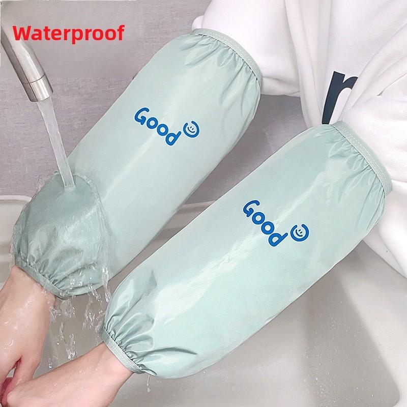 Lange Vanntette Tegneserie Oljebestandige Armermer Kjøkken Forhindrer Flekker Vinter