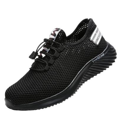Men's Breathable Steel Toe Safety Work Shoes