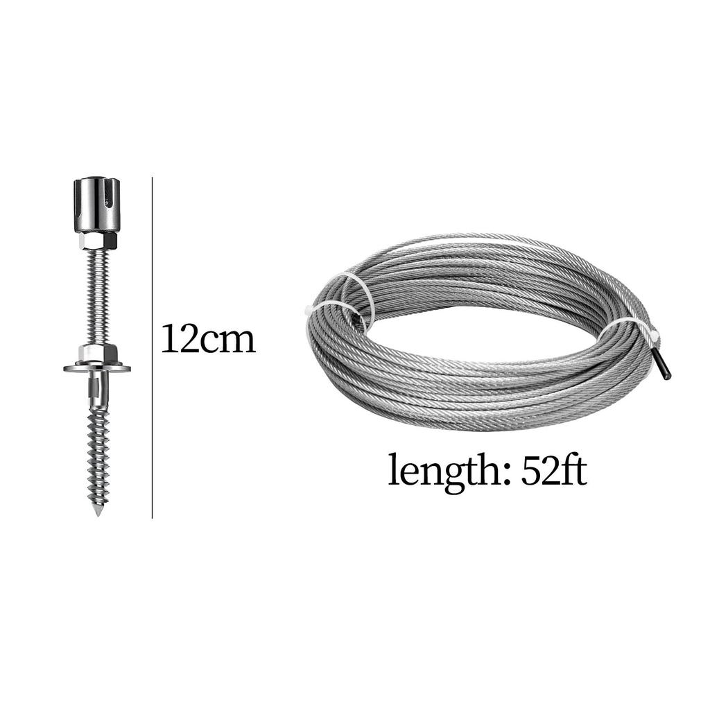 10 Pieces Trellis Crosshead Hubs Climbing Plants Kit Stainless Supports Expansion Anchors