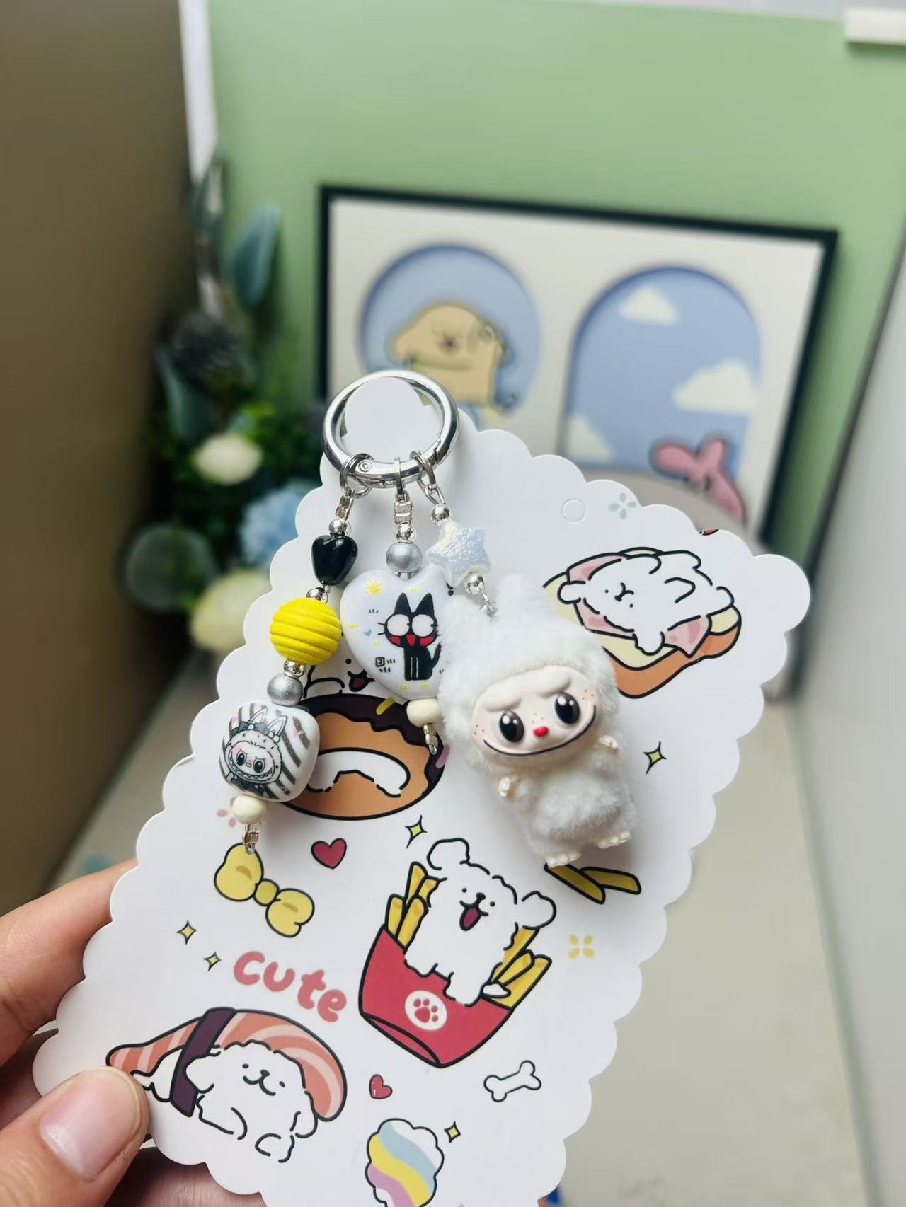 

Halloween Pumpkin Doll Blind Box PVC Pendant Mini Cartoon Tide Play Cute Grain Accessories Jewelry Figure change baby keychain