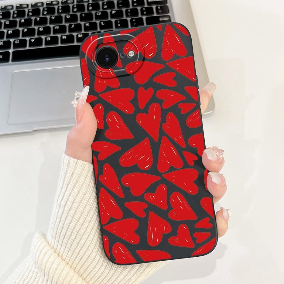 Für Apple iPhone 16e 5G Hülle Luxus Candy Lackierte Rückseite Stoßfeste Handyhülle Für iPhone SE 4 SE4 2025 iPhone16E Weiche Hülle