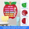 Kids English Phonics Learning Pocket Chart Apples Theme Essential For Early English Education, Boosts Literacy. Classroom