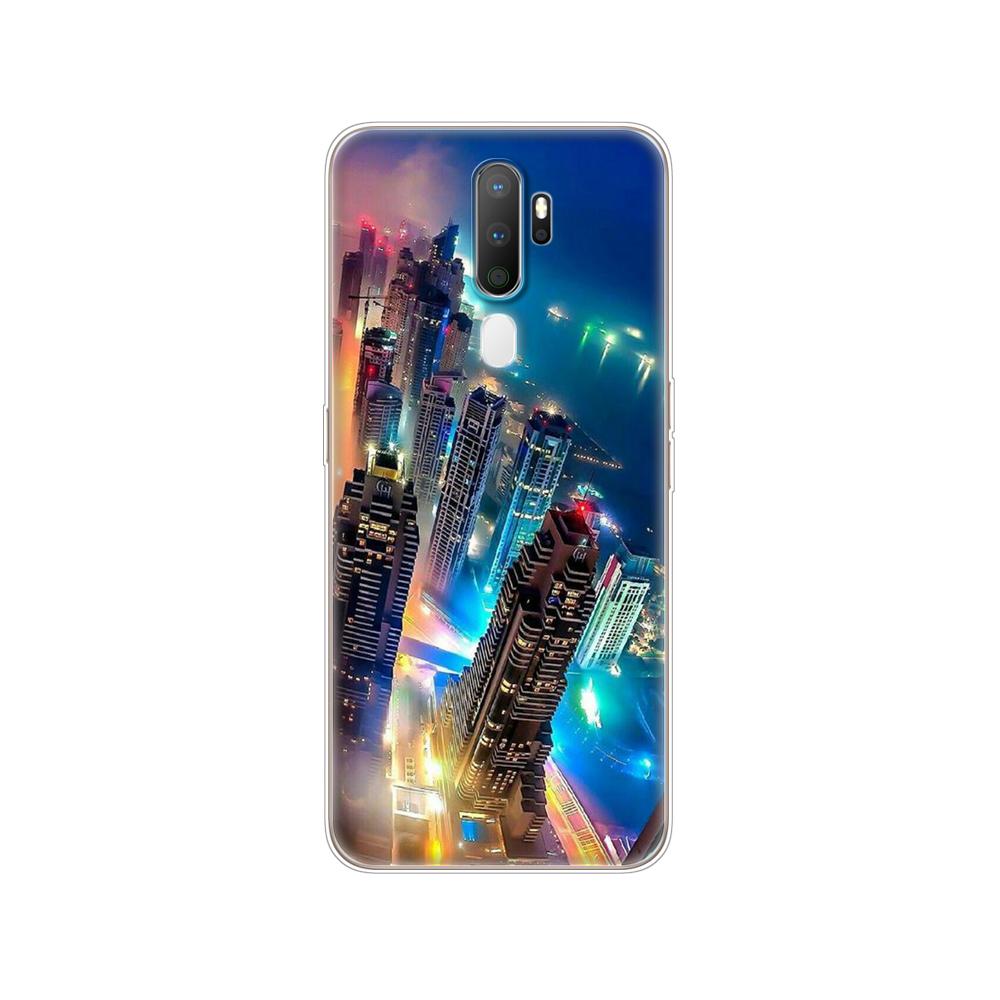 Pouzdro Pro Oppo A9 A5 2020 Pouzdro Měkké TPU Kryt na Zadní Stranu Telefonu Pro OPPOA9 OPPOA5 Coque Silikonové Pouzdro 6.5" Kůže nárazuvzdorná roztomilá