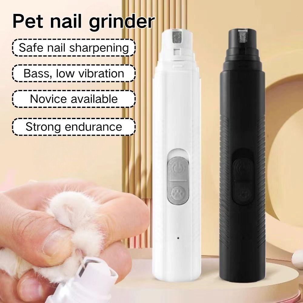 USB Rechargeable Electric Dog Nail Grinder Quiet Operation Pet Nail Clipper Nail Grinder  Home