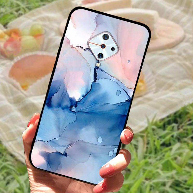 For Vivo V17 Russia Case Vivo 1920 TPU Soft Silicone Marble Phone Case For Vivo S1 Pro Fundas V1945A V1945T Cover Coque Shells