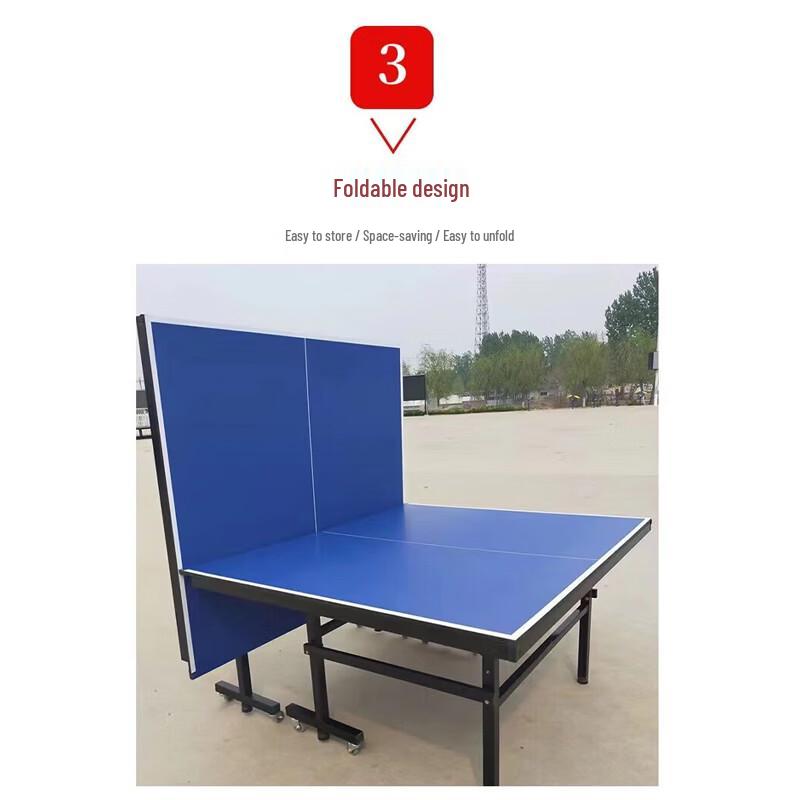 Foldable Indoor Standard Table Tennis Table