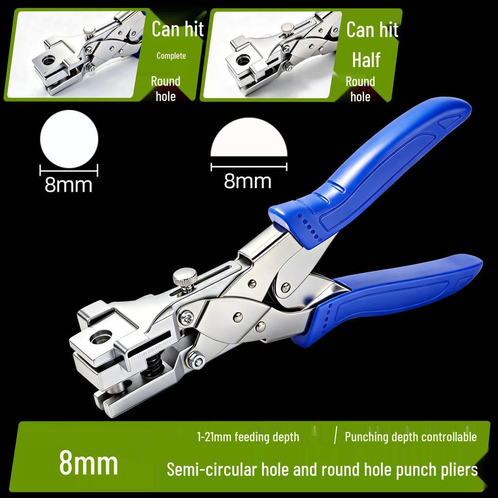 East Tour Halbkreis PVC-Kartenlocher Zange Werkzeug