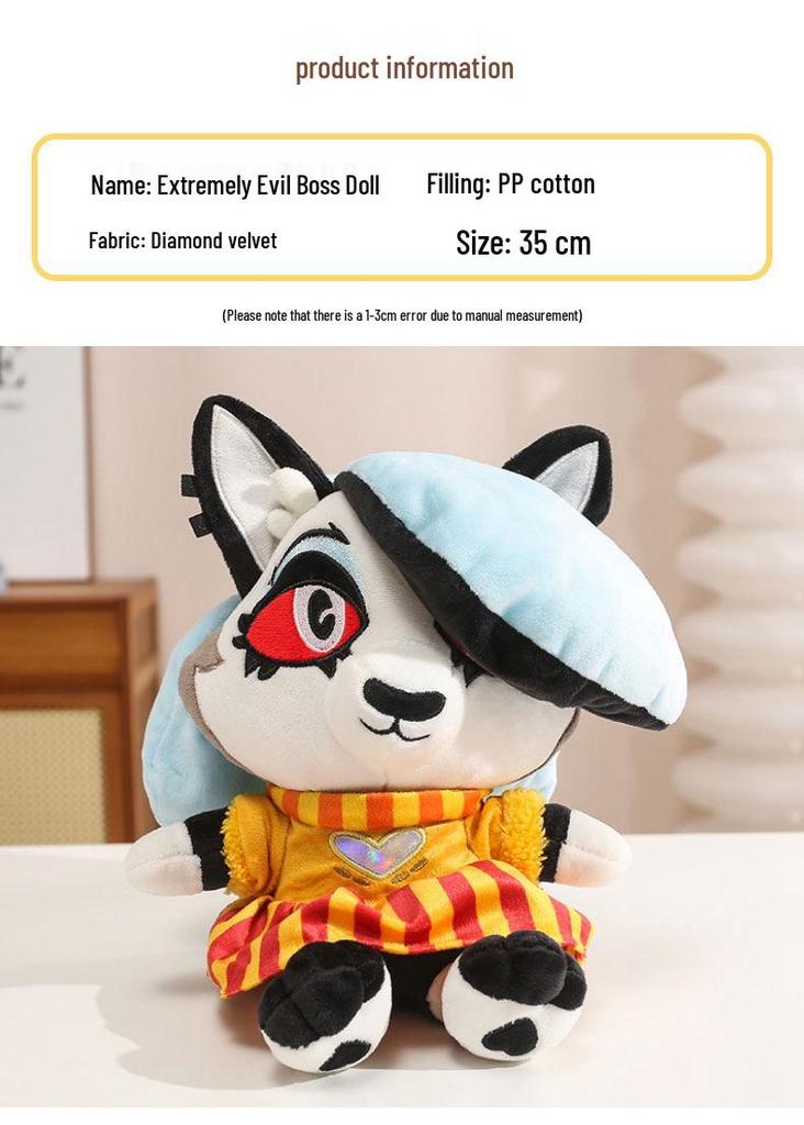 Helluva Boss Loona Wolf Plush Toy - Popular Collectible