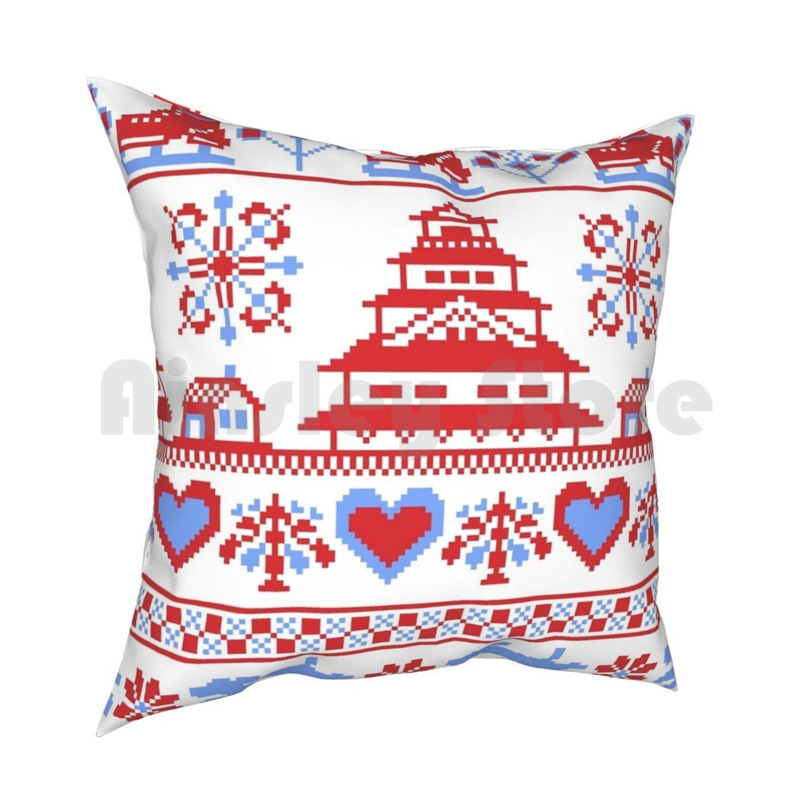 Winter Ice Skating Aesthetic Pillow Case Printed Home Soft Throw Pillow On Ice Yoi Ice Skating Figure Skating Pixel Art 30cmx30cm