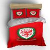 Red Dragon Shield Bedding Set Bedding Duvet Cover Set Duvet Cover Pillowcases (1 * Duvet Cover 2 * Pillowcases, Without Duvet Insert)