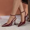 2026 New Women Sandals Fashion Pointed Toe Singbacks Shoes Ladies Outdoor Elegant High Heels Stripper Sandals Sandalias De Mujer