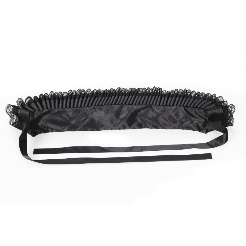 Comfortable Elizabethan Neck Ruff Victorian Ruffle Choker Adjustable Neck Ruff for Medieval Costume