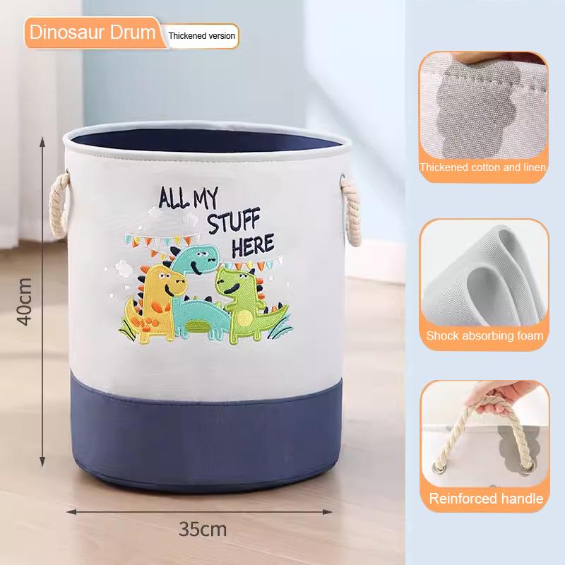 Folding Storage Basket Linen Storage Fabric Wardrobe Office Bedroom Closet Toys Laundry Basket With Handle Storage Organizer New
