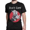 Pánské Dámské Tričko Loona Don't Care Tmavé Kreativní Bavlněné Tričko Krátký Rukáv Helluva Boss Anime Trička Oblečení Grafické
