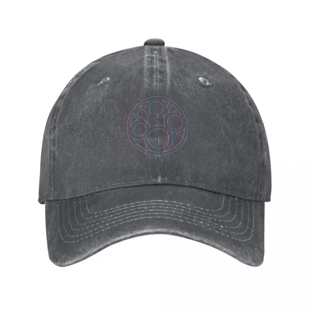 Project (Blue Red D) Baseball Cap Trucker Cap Streetwear Sun Hat For Children Hat Unisex Womens Beach Unisexs