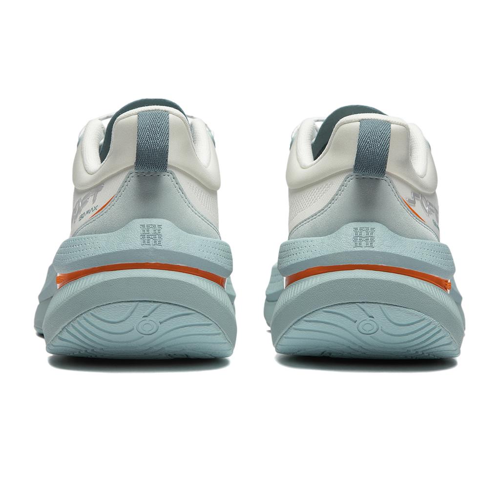 Li-Ning Měkké Go Max Pohodlné Všestranné Protiskluzové Odolné proti opotřebení Nízké ležérní boty Pánské ležérní boty Bílé Modré AGLU037-5