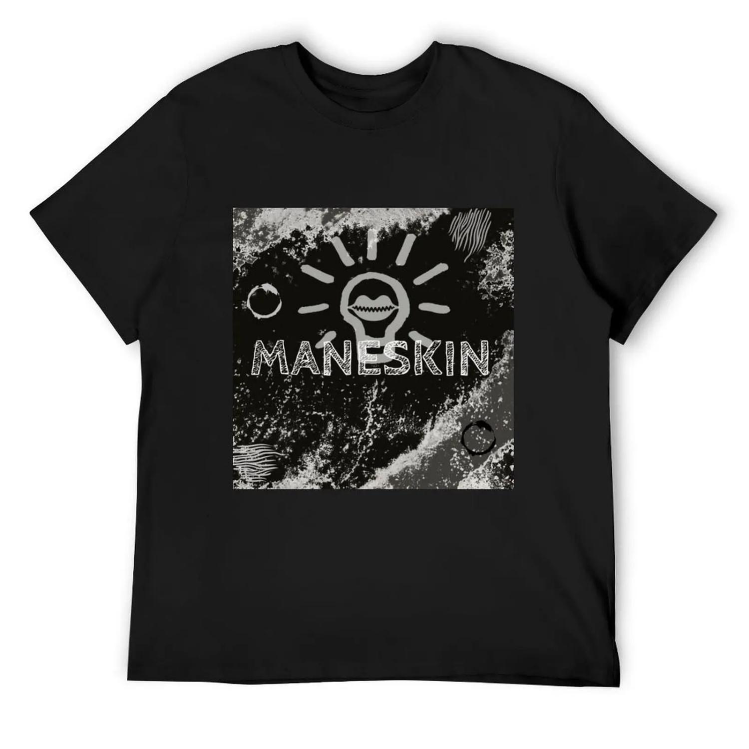 

maneskin T-Shirt graphic shirts gifts for boyfriend essential t shirt mens clothing XXXXXL чорний