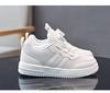 Babudou Kids' Skate Shoes 2024: Boys' & Girls' Breathable White Casuals with Button