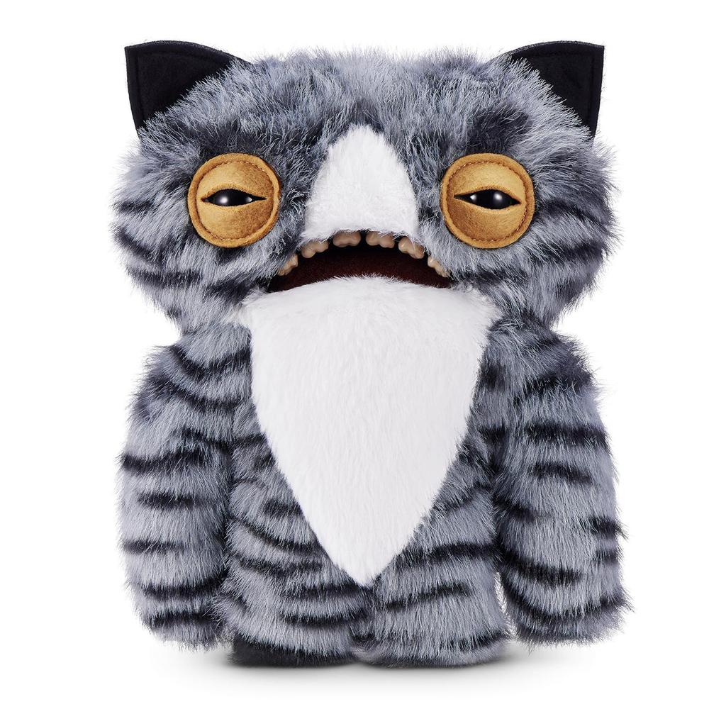 FUGGLER Alley Cats 9-Inch Plush Toy by ZURU - Funny Ugly Monster Stuffed Animal with Human-Like Teeth