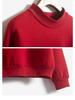 Nine-Color Korean Style Women's Winter Stand Collar Thick Pullover Sweatshirt