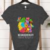 Teacher Autism Tshirt Floral Neurodiversity Celebrate The Spectrum Graphic T Shirts Clothing Autism Awareness Shirt for Women
