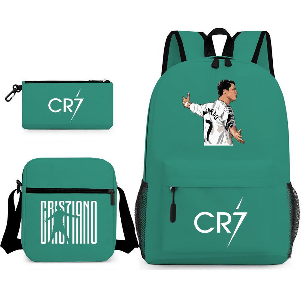 Stitc Cartoon Full Print Backpack Student Bag Pencil Case Two-Piece Set Children'S Backpack