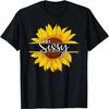 Summer Vintage Yellow Sunflower Graphic Sunflower Sissy T-Shirt