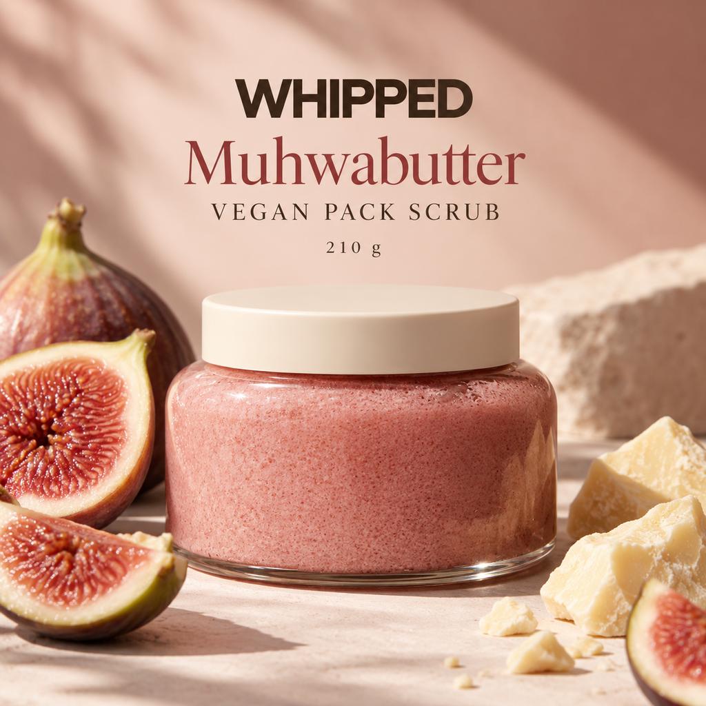 WHIPPED Vegan Pack Scrub 210g 4 Types (KOREAN COSMETICS)