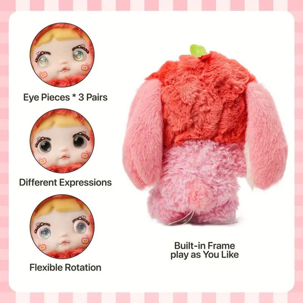 Non-Toxic Official Genuine Nommi-Interesting Fruit Series Cute Cartoon Bear-Style Fruitplush Toys Collectible Forhalloween Christmas